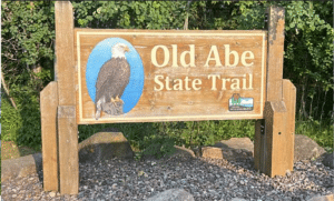 Old Abe State Trail Sign